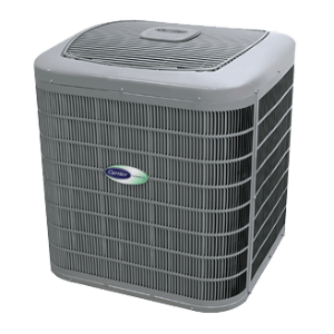 Carrier Infinity 20 with Greenspeed Intelligence central air conditioner.